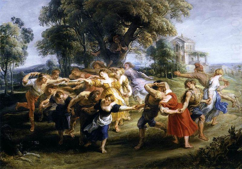 Peter Paul Rubens Dance of Italian Villagers china oil painting image
